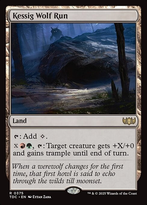 Kessig Wolf Run ~ Commander: Tarkir: Dragonstorm [ NM ] [ Magic MTG ]
