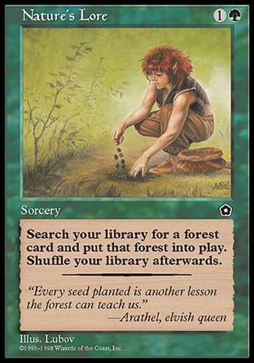 Nature's Lore ~ Portal Second Age [ PLAYED ] [ Magic MTG ]