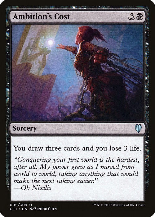 Ambition's Cost ~ Commander 2017 [ EX ] [ Magic MTG ]