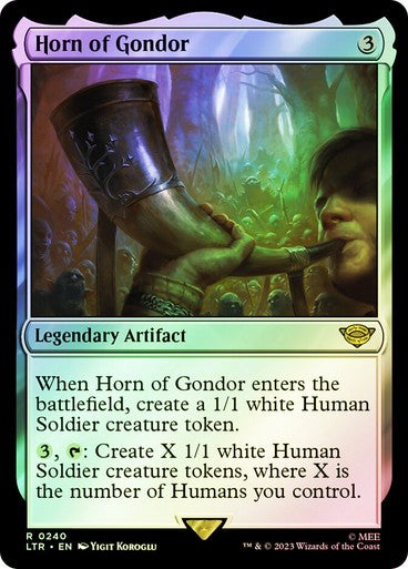 FOIL Horn of Gondor ~ The Lord of the Rings [ NM ] [ Magic MTG ]