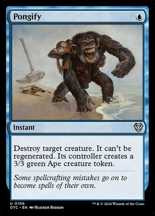 Pongify ~ Commander: Outlaws of Thunder Junction [ NM ] [ Magic MTG ]