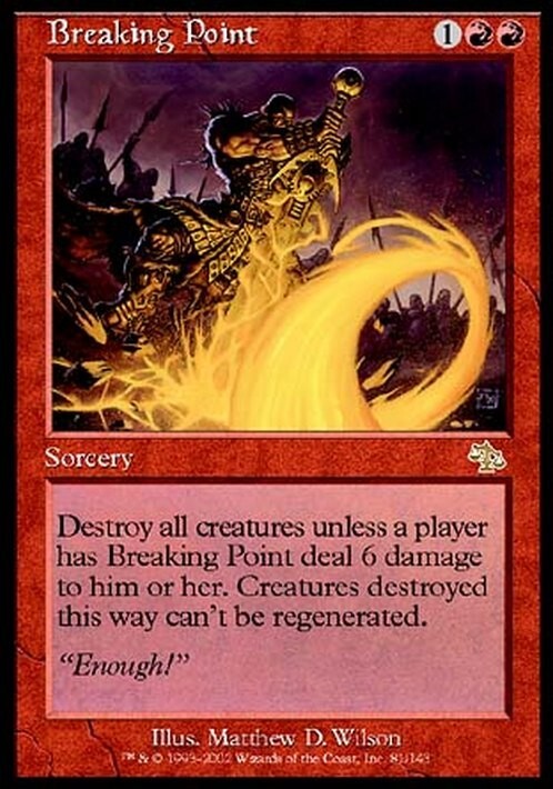 Breaking Point ~ Judgment [ PLAYED ] [ Magic MTG ]