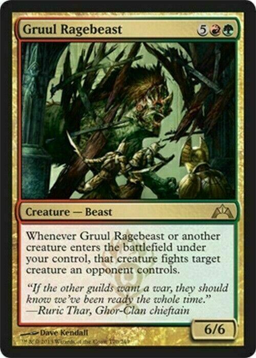 Gruul Ragebeast ~ Gatecrash [ EX+ ] [ Magic MTG ]