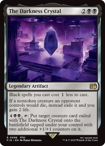 The Darkness Crystal ~ Final Fantasy [ NM ] [ Magic MTG ]