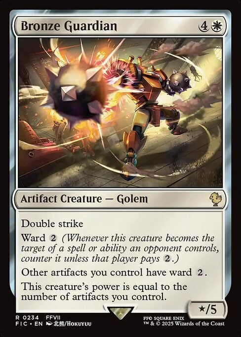 Bronze Guardian ~ Commander: Final Fantasy [ NM ] [ Magic MTG ]