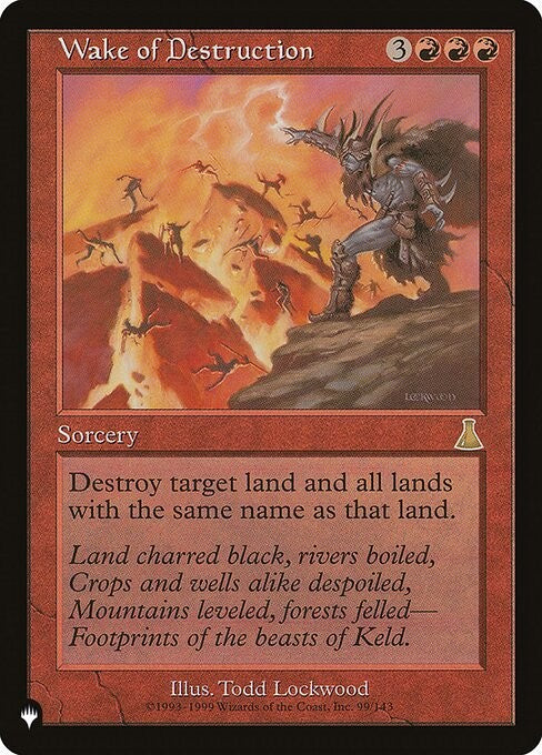 Wake of Destruction ~ The List [ NM ] [ Magic MTG ]