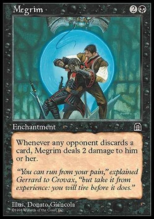 Megrim ~ Stronghold [ EX ] [ Magic MTG ]