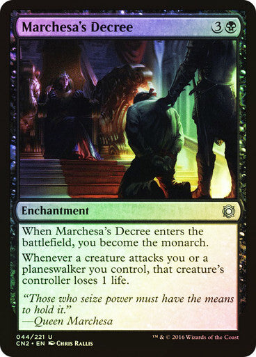 FOIL Marchesa's Decree ~ Conspiracy 2 [ NM ] [ Magic MTG ]
