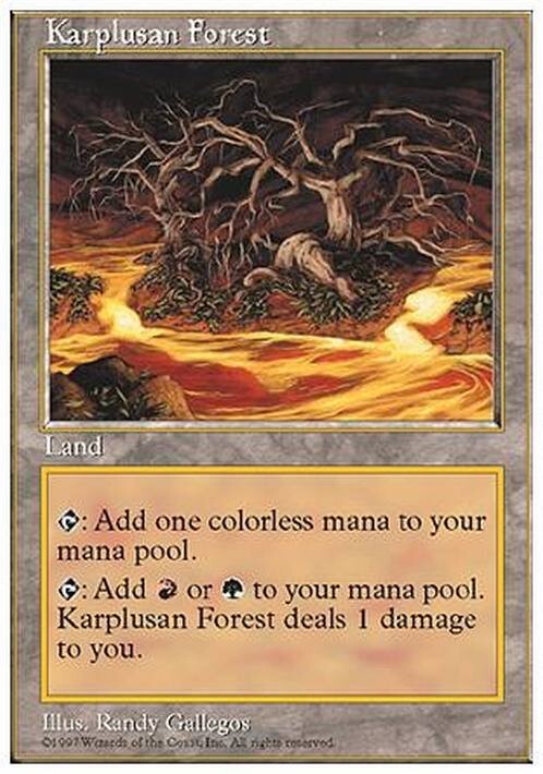 Karplusan Forest ~ Fifth Edition [ EX ] [ Magic MTG ]