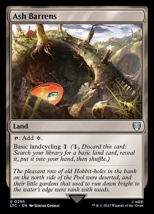 Ash Barrens ~ Commander: Lord of the Rings [ NM ] [ Magic MTG ]