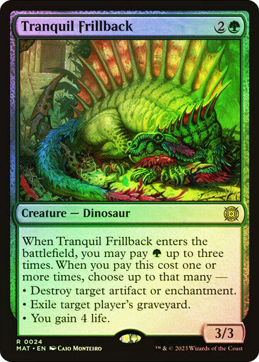 FOIL Tranquil Frillback ~ March of the Machine: The Aftermath [ NM ] [ MTG ]