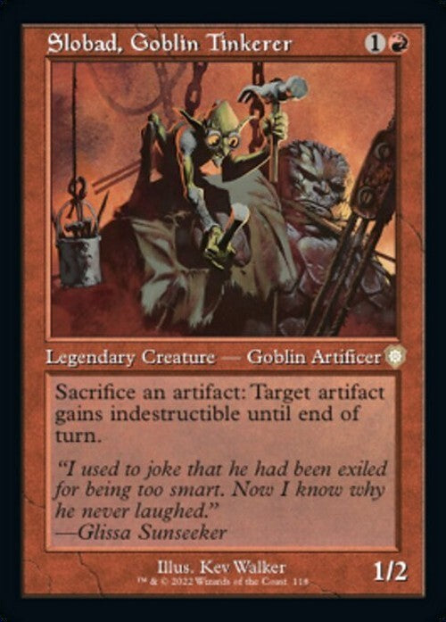 Slobad, Goblin Tinkerer~ Commander: The Brothers' War [ NM ] [ Magic MTG ]