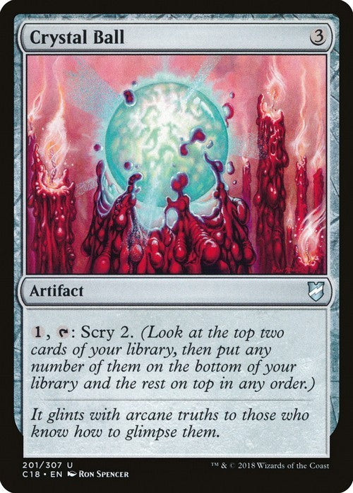 Crystal Ball ~ Commander 2018 [ EX ] [ Magic MTG ]