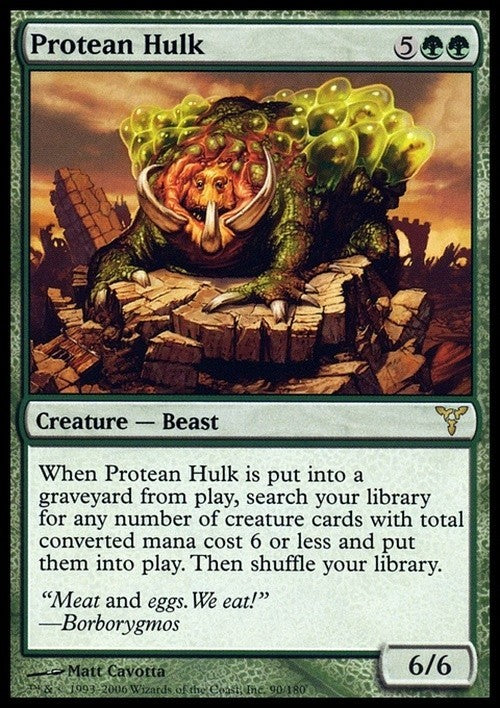 Protean Hulk ~ Dissension [ EX ] [ Magic MTG ]