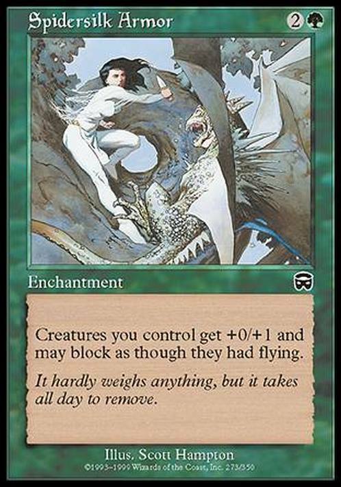Spidersilk Armor ~ Mercadian Masques [ EX ] [ Magic MTG ]