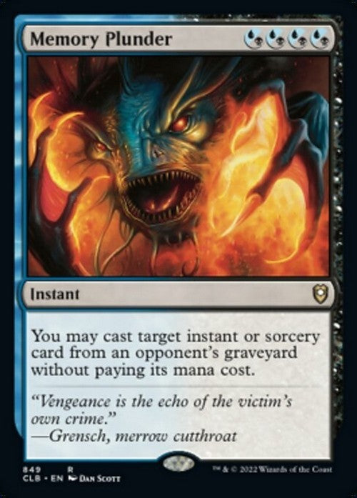 Memory Plunder ~ Commander Legends 2 [ NM ] [ Magic MTG ]
