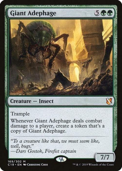 Giant Adephage ~ Commander 2019 [ EX ] [ Magic MTG ]