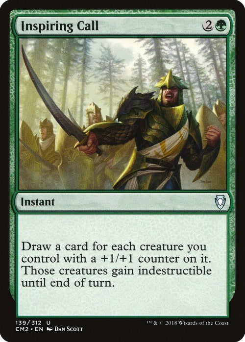 Inspiring Call ~ Commander Anthology 2 [ EX ] [ Magic MTG ]