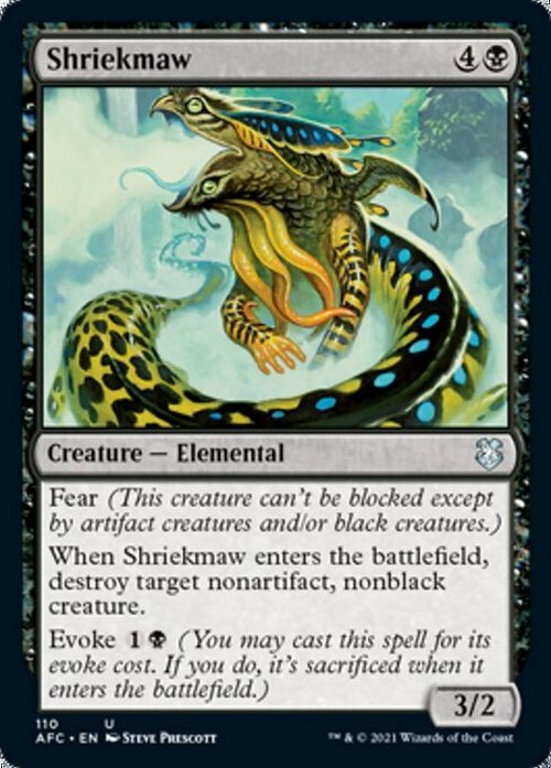 Shriekmaw ~ Commander: Adventures in the Forgotten Realms [ NM ]