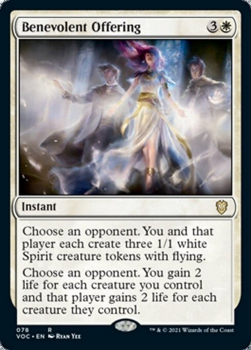 Benevolent Offering ~ Commander: Crimson Vow [ NM ] [ Magic MTG ]