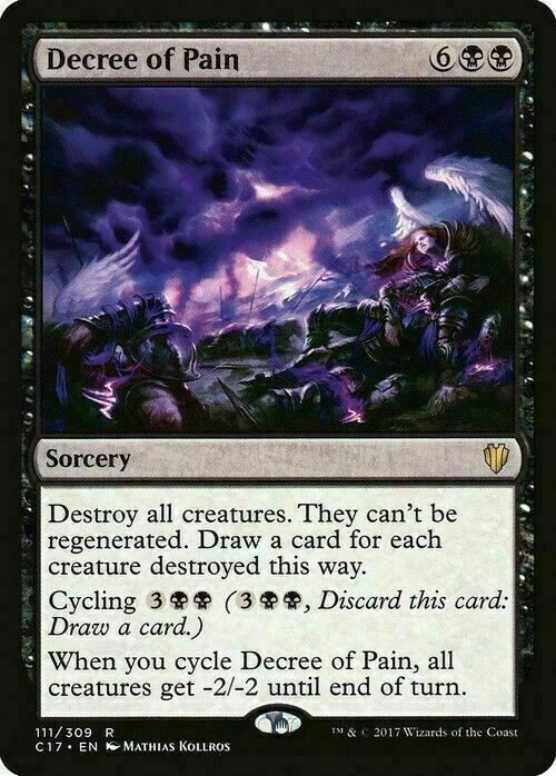 Decree of Pain ~ Commander 2017 [ EX ] [ Magic MTG ]