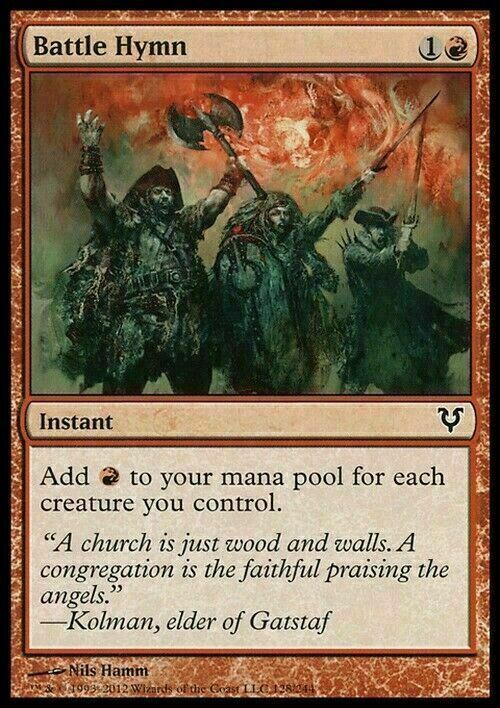 Battle Hymn ~ Avacyn Restored [ EX ] [ Magic MTG ]