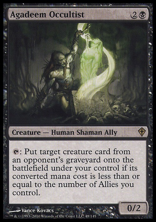 Agadeem Occultist ~ Worldwake [ EX ] [ Magic MTG ]