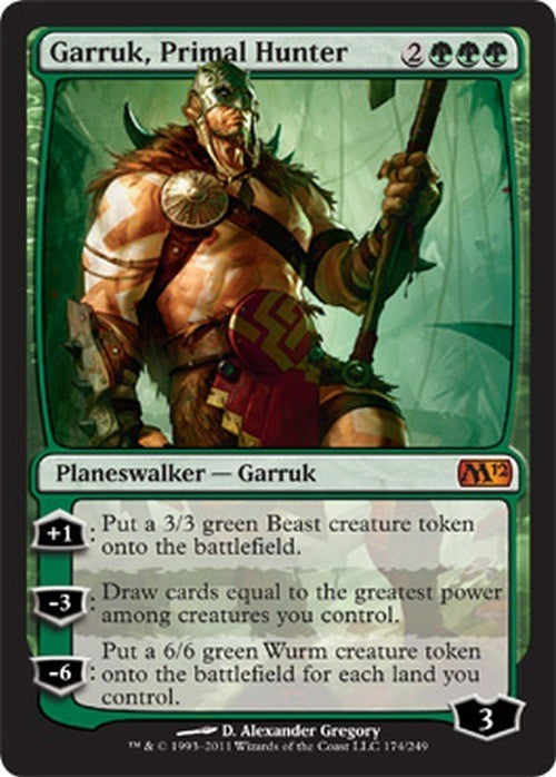 Garruk, Primal Hunter ~ Magic 2012 [ EX ] [ Magic MTG ]