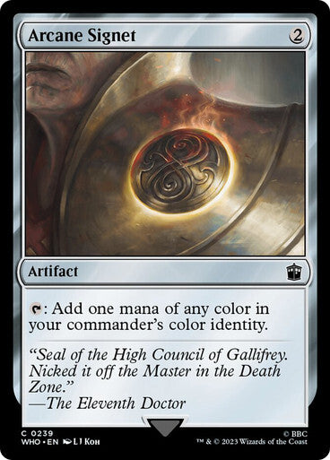 Arcane Signet ~ Commander: Doctor Who [ NM ] [ Magic MTG ]