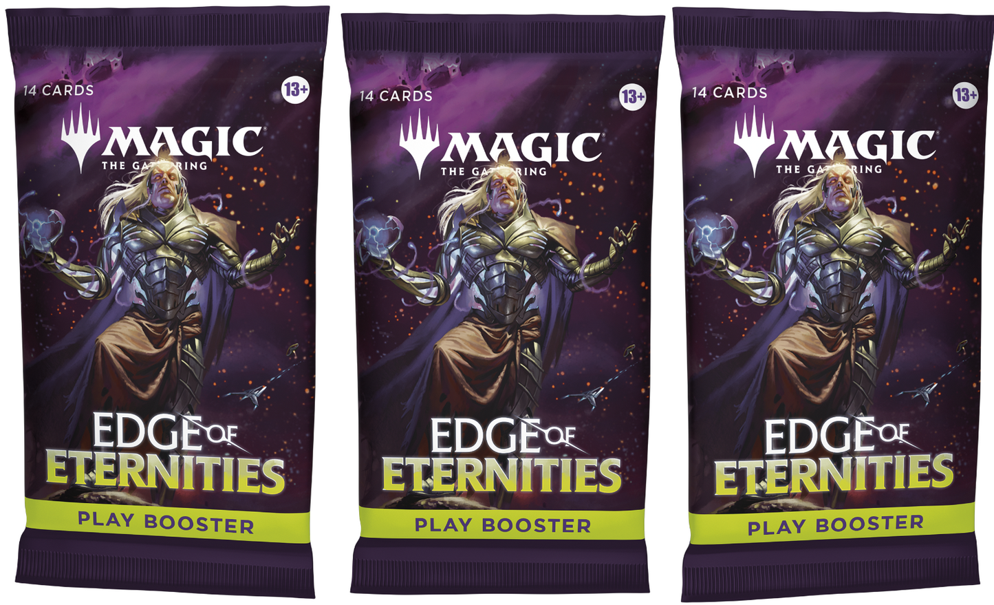 3 x Play Booster Pack ~ Edge of Eternities ~ Magic the Gathering MTG Sealed