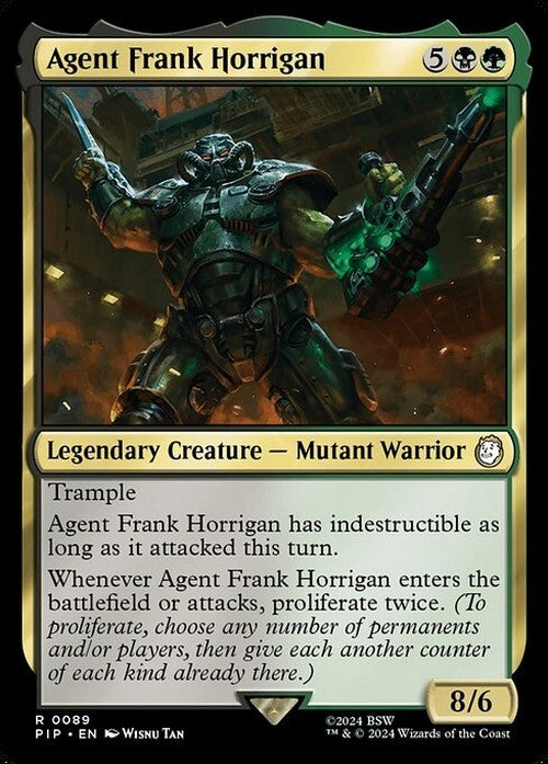 Agent Frank Horrigan ~ Commander: Fallout [ NM ] [ Magic MTG ]
