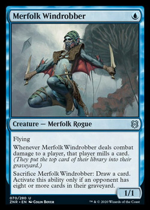 Merfolk Windrobber ~ Zendikar Rising [ NM ] [ MTG ]