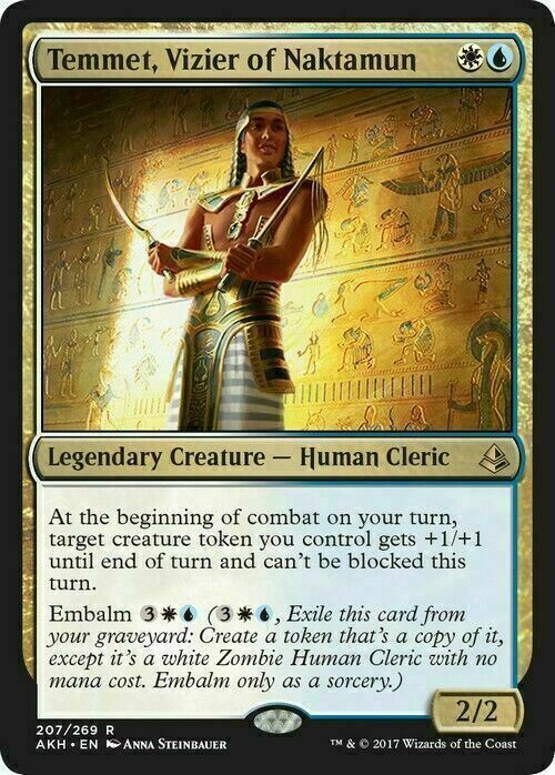 Temmet, Vizier of Naktamun ~ Amonkhet [ EX ] [ Magic MTG ]