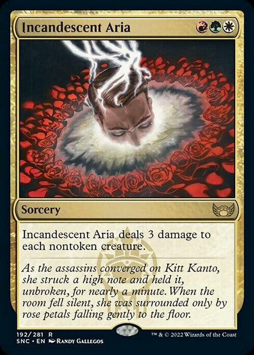 Incandescent Aria ~ Streets of New Capenna [ NM ] [ Magic MTG ]