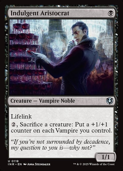 Indulgent Aristocrat ~ Innistrad Remastered [ NM ] [ Magic MTG ]