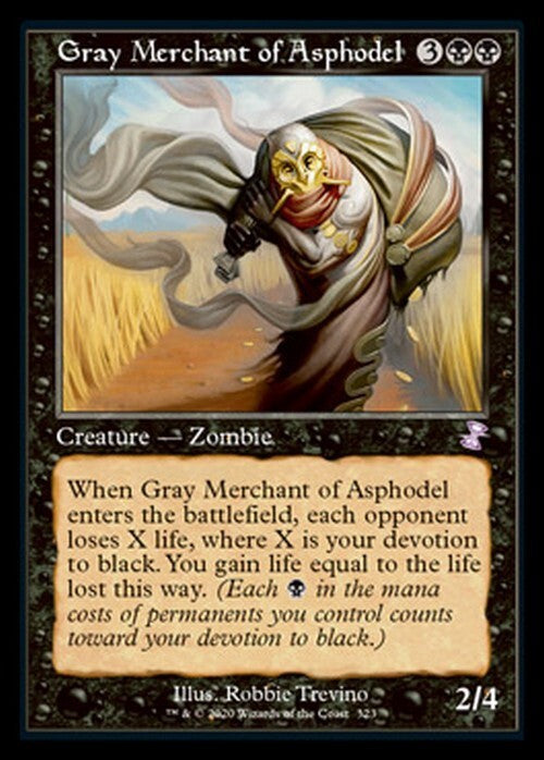 Gray Merchant of Asphodel ~ Time Spiral Remastered [ NM ] [ Magic MTG ]
