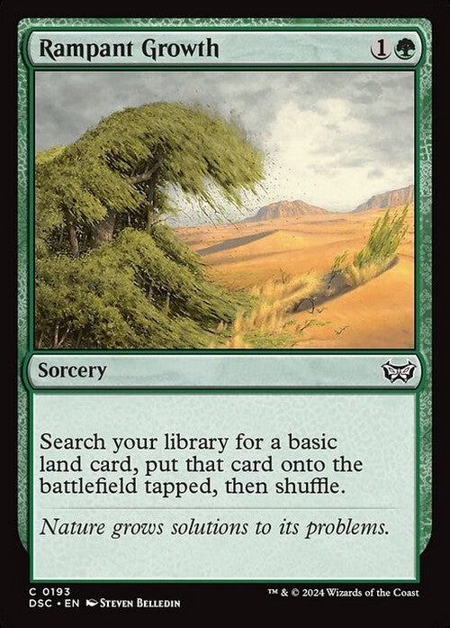 Rampant Growth ~ Commander: Duskmourn [ NM ] [ Magic MTG ]