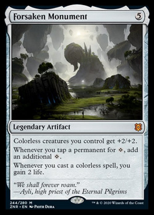 Forsaken Monument ~ Zendikar Rising [ NM ] [ Magic MTG ]