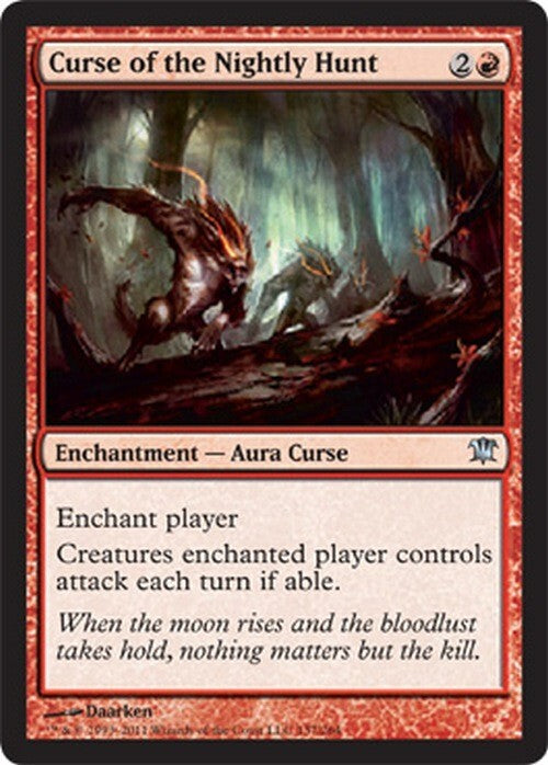 Curse of the Nightly Hunt ~ Innistrad [ EX ] [ Magic MTG ]
