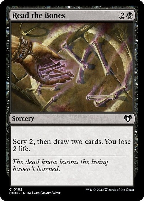 Read the Bones ~ Commander Masters [ NM ] [ Magic MTG ]