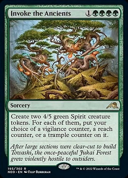 Invoke the Ancients ~ Kamigawa: Neon Dynasty [ NM ] [ Magic MTG ]