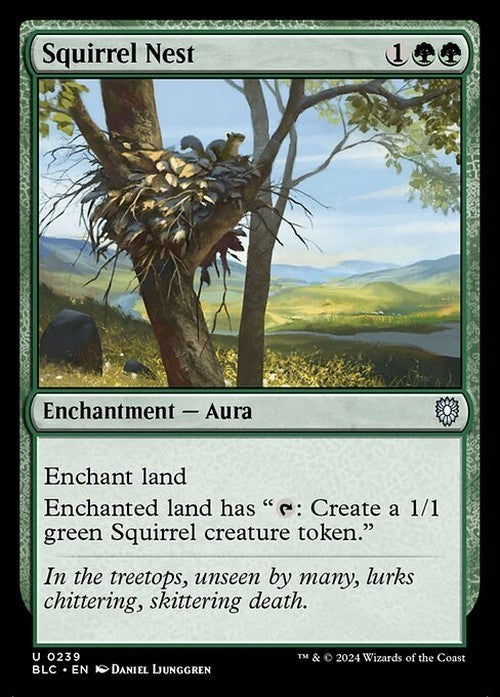 Squirrel Nest ~ Commander: Bloomburrow [ NM ] [ Magic MTG ]