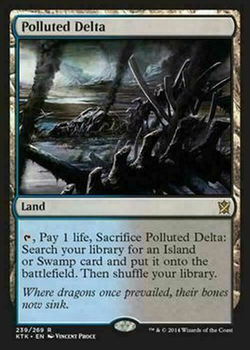 Polluted Delta ~ Khans of Tarkir [ EX ] [ Magic MTG ]