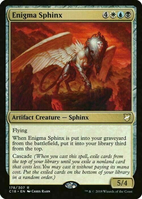 Enigma Sphinx ~ Commander 2018 [ EX ] [ Magic MTG ]
