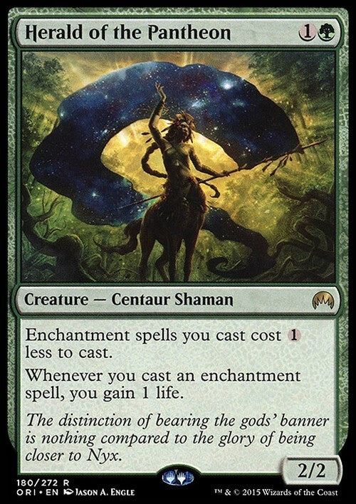 Herald of the Pantheon ~ Magic Origins [ EX ] [ Magic MTG ]