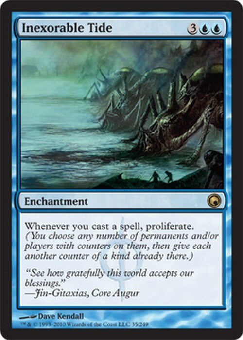 Inexorable Tide ~ Scars of Mirrodin [ NM ] [ Magic MTG ]