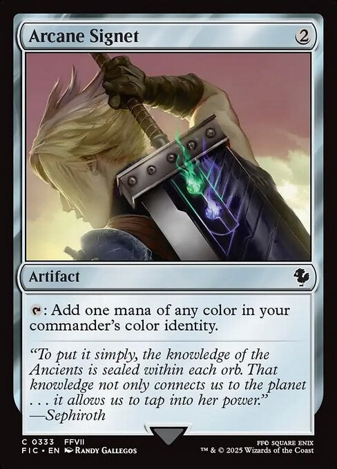 Arcane Signet #333 ~ Commander: Final Fantasy [ NM ] [ Magic MTG ]