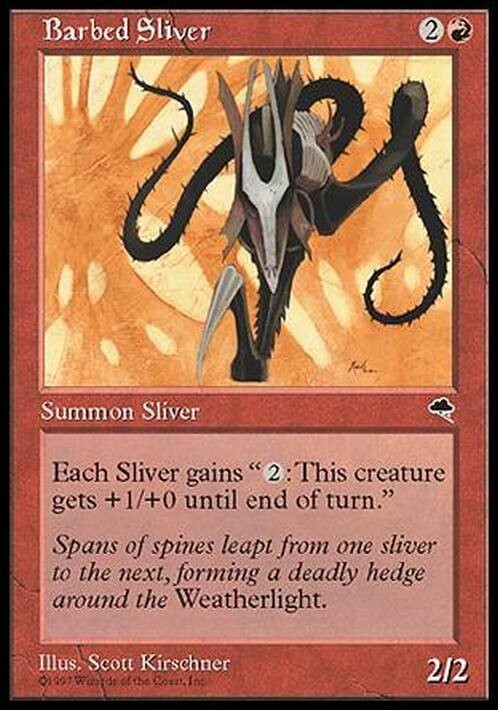 Barbed Sliver ~ Tempest [ EX ] [ Magic MTG ]