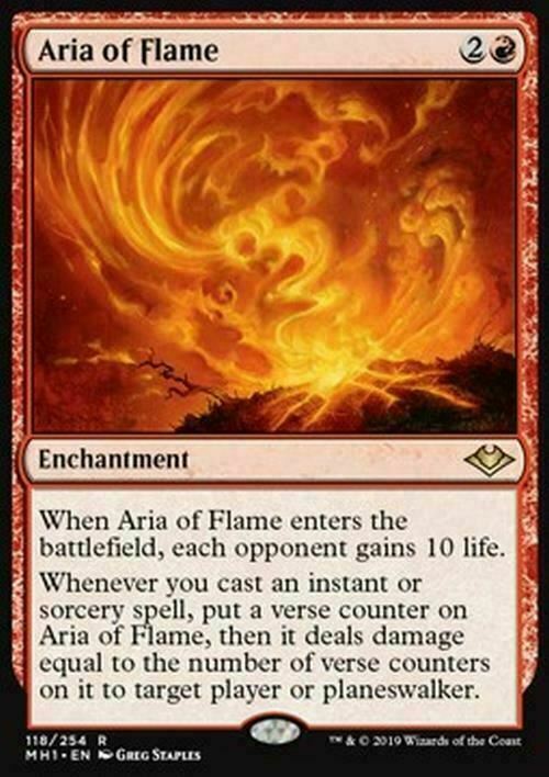 Aria of Flame ~ Modern Horizons 1 [ NM ] [ Magic MTG ]