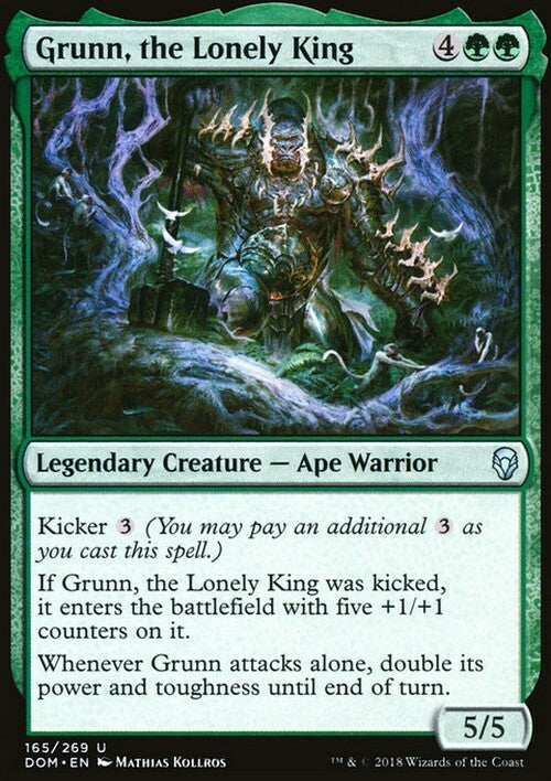 Grunn, the Lonely King ~ Dominaria [ EX ] [ Magic MTG ] - London Magic Traders Ltd